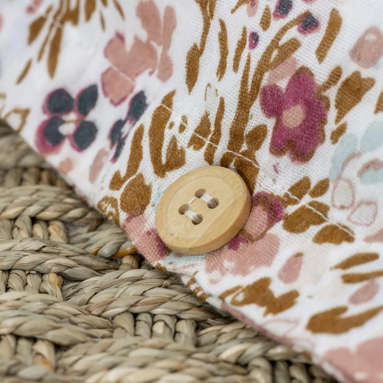 Housse De Couette|EMINZA Housse de couette gaze de coton (200 x 200 cm) Constance pampa Beige