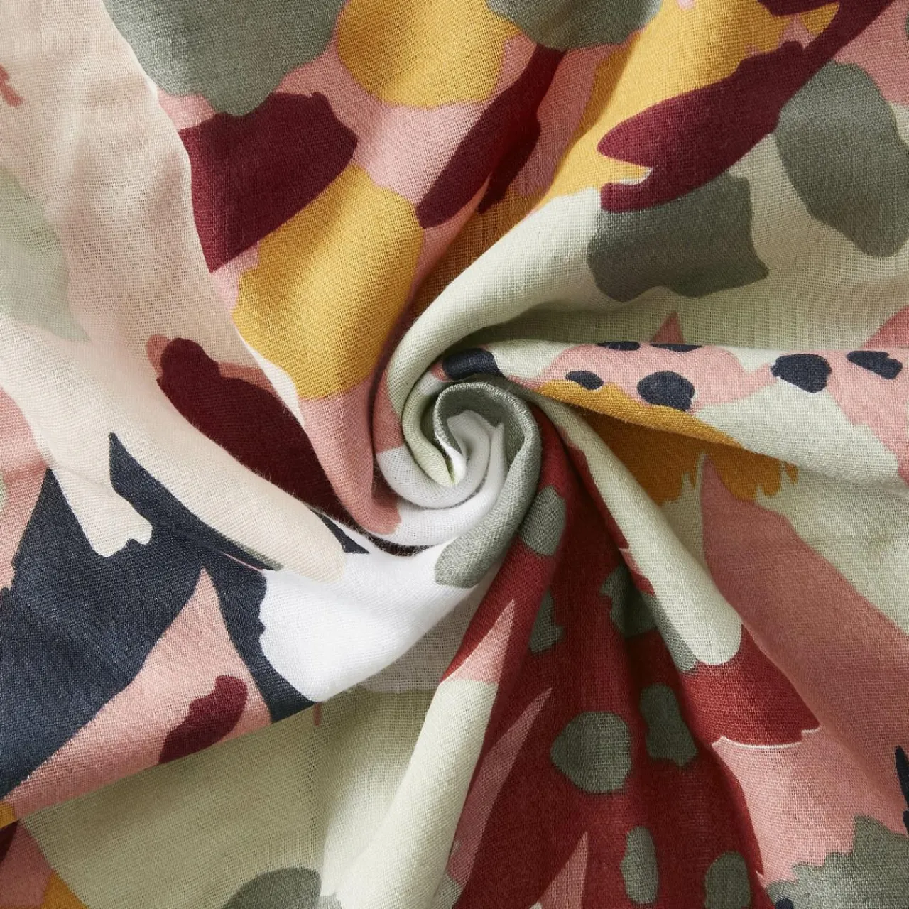 Housse De Couette|EMINZA Housse de couette gaze de coton (140 x 200 cm) Azel Multicolore