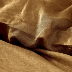 Housse De Couette|EMINZA Housse de couette lin lavé (260 x 240 cm) Louise Caramel