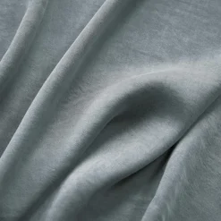 Parure De Lit|Housse De Couette|EMINZA Housse de couette lyocell Tencel™ lavé (260 x 240 cm) Olivia stone Bleu