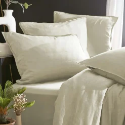 Parure De Lit|Housse De Couette|EMINZA Housse de couette lyocell Tencel™ lavé (240 x 220 cm) Olivia pampa Beige