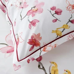 Housse De Couette|TRADILINGE Housse de couette percale de coton (260 x 240 cm) Elisa Rose