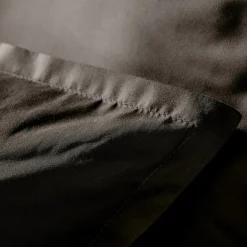 Housse De Couette|EMINZA Housse de couette percale de coton (260 x 240 cm) Cali e Noir