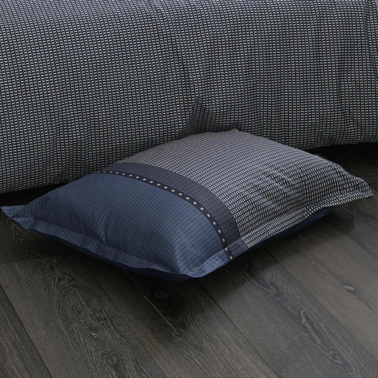 Housse De Couette|TRADILINGE Housse de couette satin de coton (240 x 220 cm) Enzo e Bleu