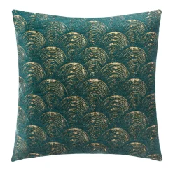 Coussin Et Housse|ATMOSPHERA Housse de coussin carrée (40 x 40 cm) Cali Vert cèdre Vert sapin