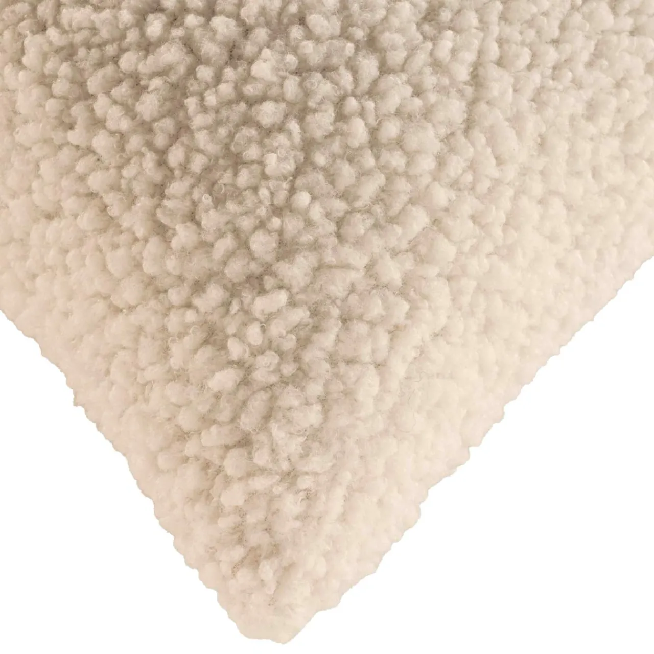 Coussin Et Housse|douceur d'intu017drieur Housse de coussin carrée (40 x 40 cm) Woolen Ecru