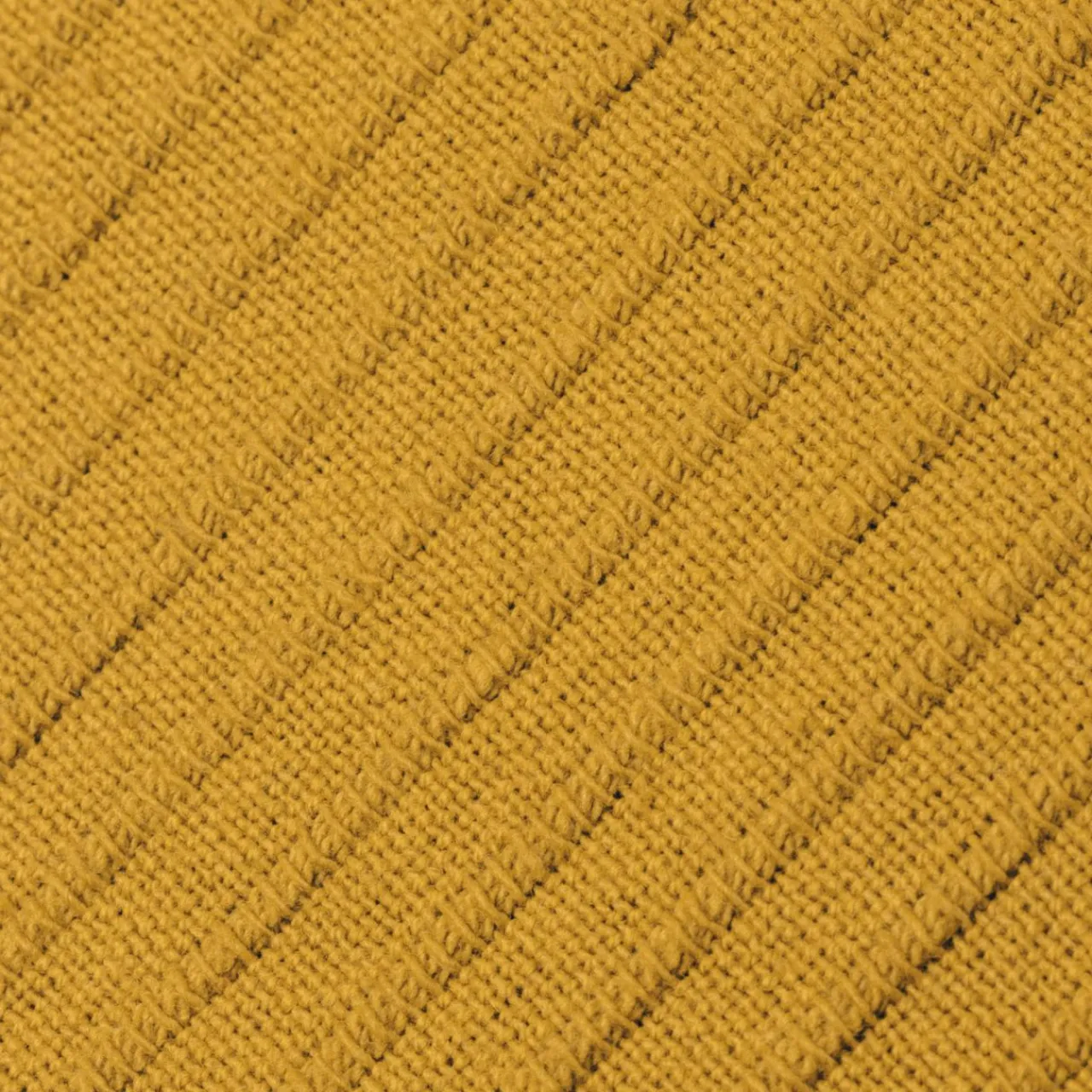 Coussin Et Housse|EMINZA Housse de coussin carrée coton tissé (40 x 40 cm) Léa Jaune safran