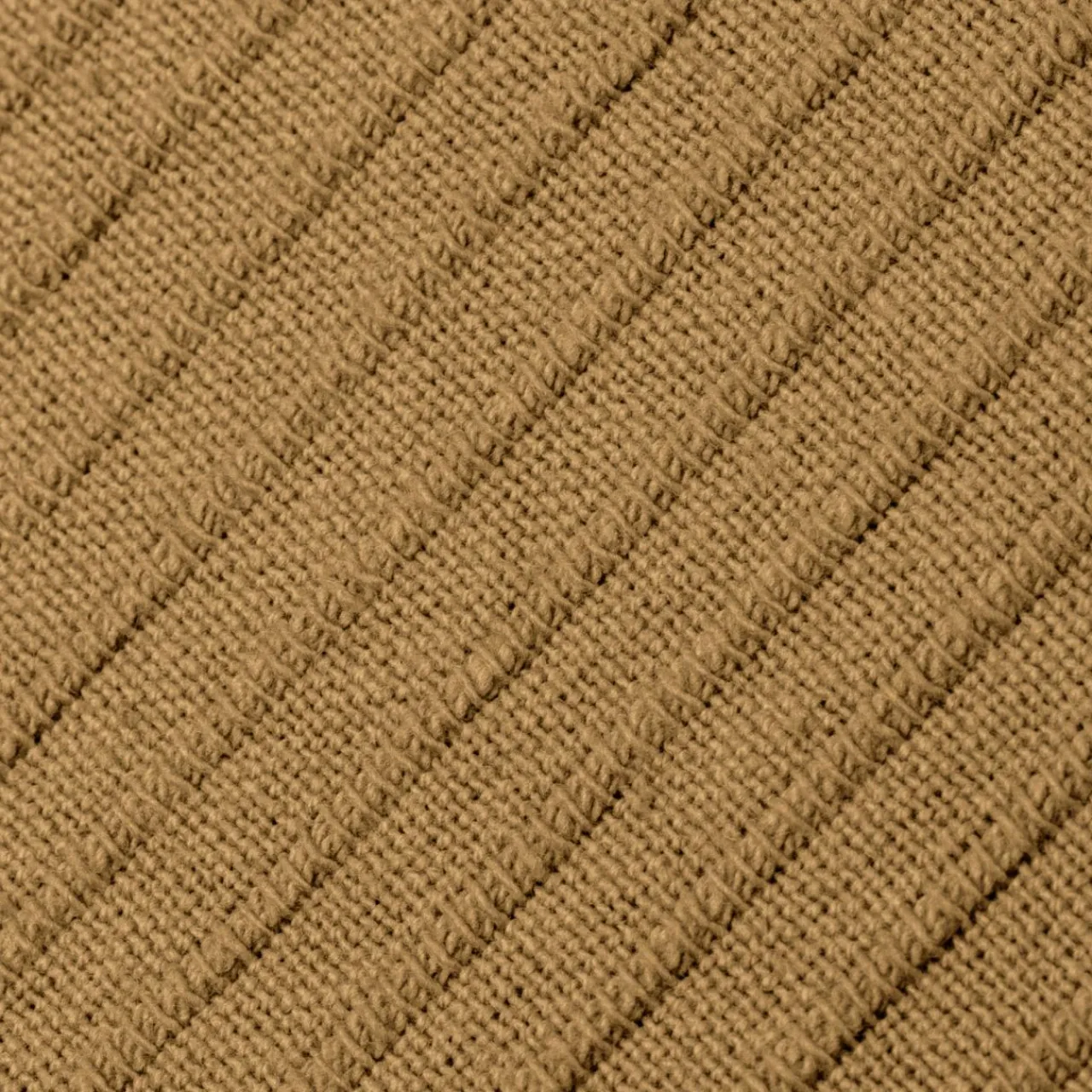 Coussin Et Housse|EMINZA Housse de coussin carrée coton tissé (40 x 40 cm) Léa Camel