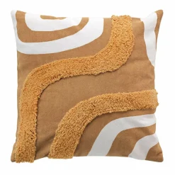 Coussin Et Housse|DOUCEUR D'INTERIEUR Housse de coussin carrée coton (40 x 40 cm) Mirade Camel