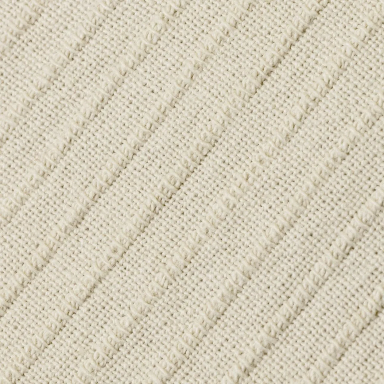 Coussin Et Housse|EMINZA Housse de coussin carrée coton tissé (40 x 40 cm) Léa pampa Beige