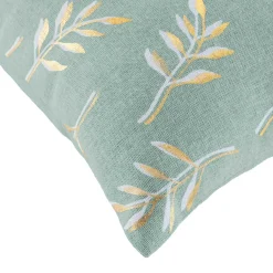 Coussin Et Housse|douceur d'intu017drieur Housse de coussin carrée coton (40 x 40 cm) Helira Vert