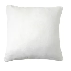 Coussin Et Housse|EMINZA Housse de coussin carrée flanelle (60 x 60 cm) Didou Ivoire