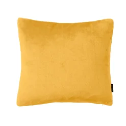 Coussin Et Housse|EMINZA Housse de coussin carrée flanelle (45 x 45 cm) Didou Jaune moutarde