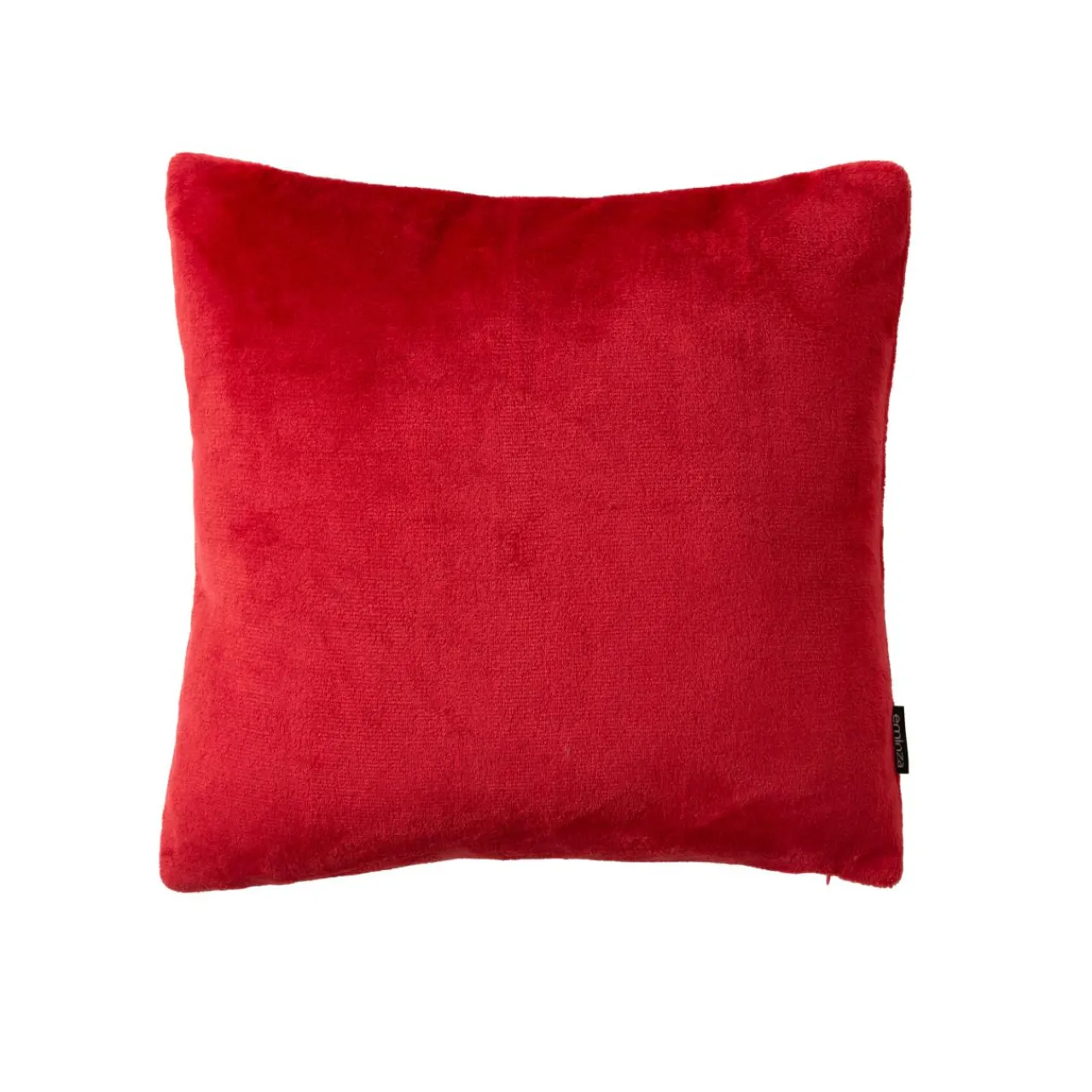Coussin Et Housse|EMINZA Housse de coussin carrée flanelle (45 x 45 cm) Didou Rouge