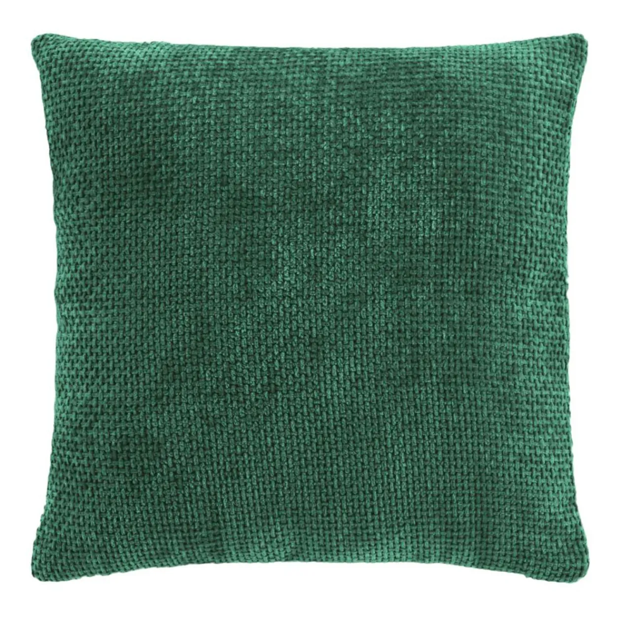 Coussin Et Housse|douceur d'intu017drieur Housse de coussin carrée velours chenille (40 x 40 cm) Leo cédre Vert