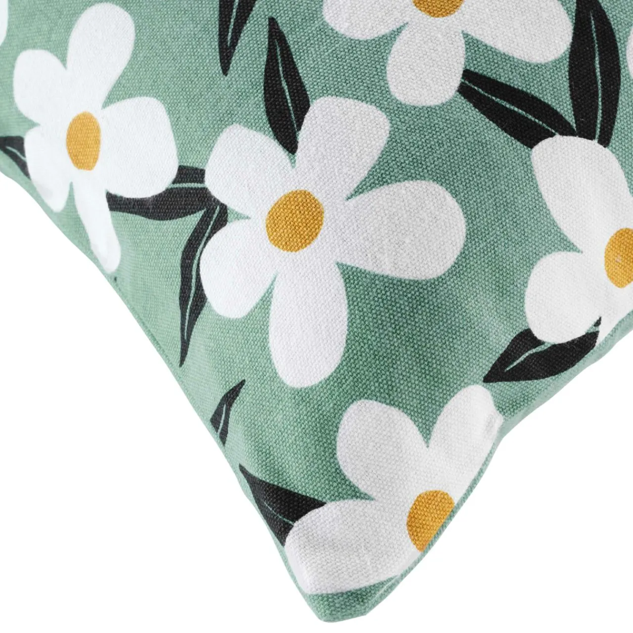 Coussin Et Housse|DOUCEUR D'INTERIEUR Housse de coussin coton (40 x 40 cm) Darcy Vert sauge