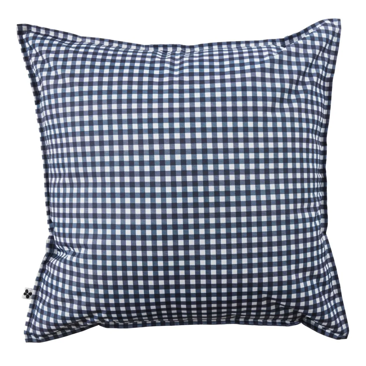 Accessoires Et Coussins|Coussin Déco D'Extérieur|EMINZA Housse de coussin extérieur carrée (60 x 60 cm) Vickie Bleu nuit Vichy bleu