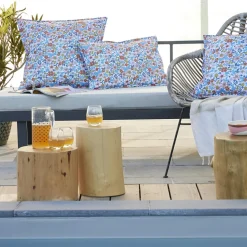 Accessoires Et Coussins|Coussin Déco D'Extérieur|L'effet papillon Housse de coussin extérieur carrée (60 x 60 cm) Danaé Multicolore