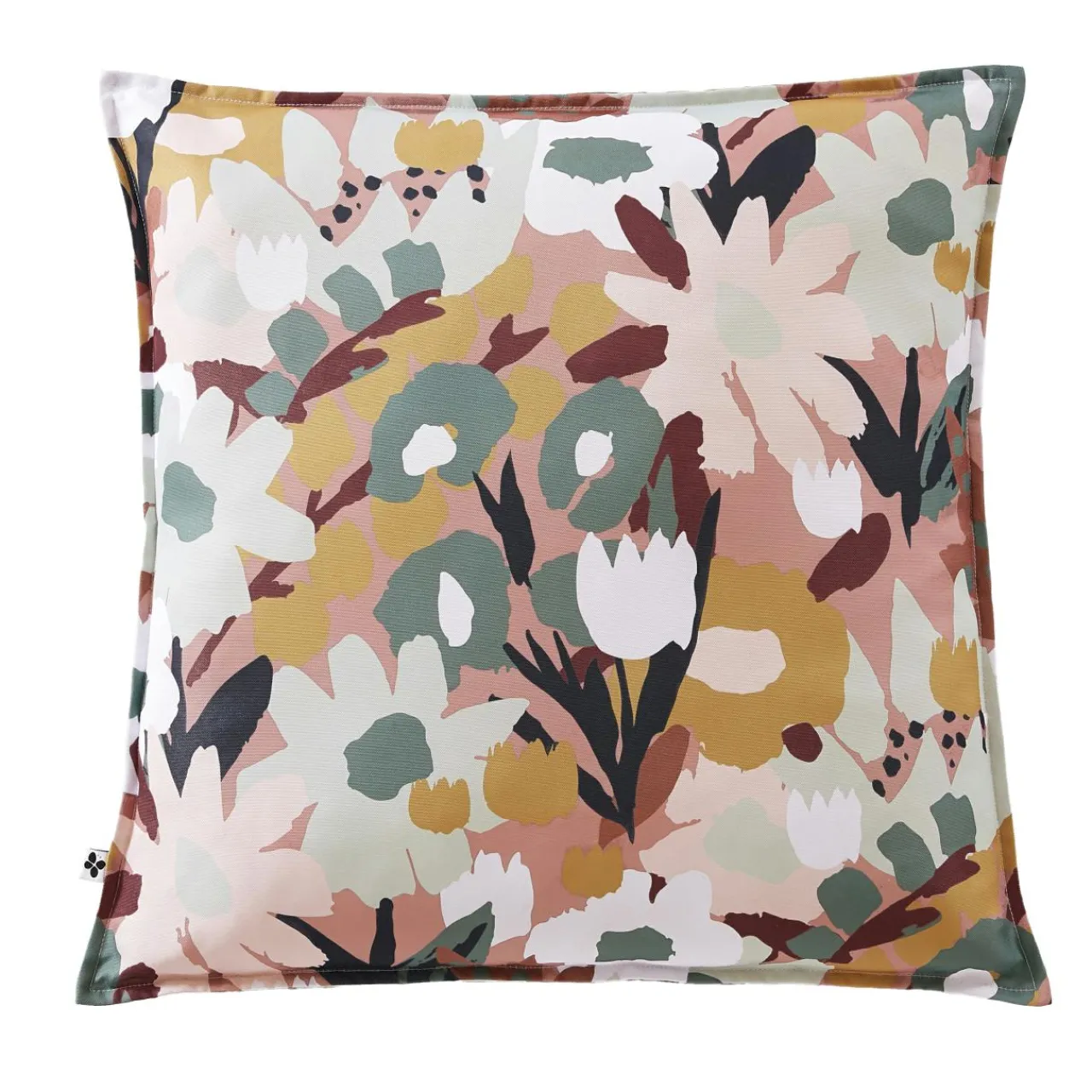 Accessoires Et Coussins|Coussin Déco D'Extérieur|L'effet papillon Housse de coussin extérieur carrée (60 x 60 cm) Léane Multicolore