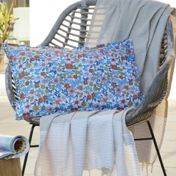 Accessoires Et Coussins|Coussin Déco D'Extérieur|L'effet papillon Housse de coussin extérieur rectangulaire (40 x 60 cm) Danaé Multicolore