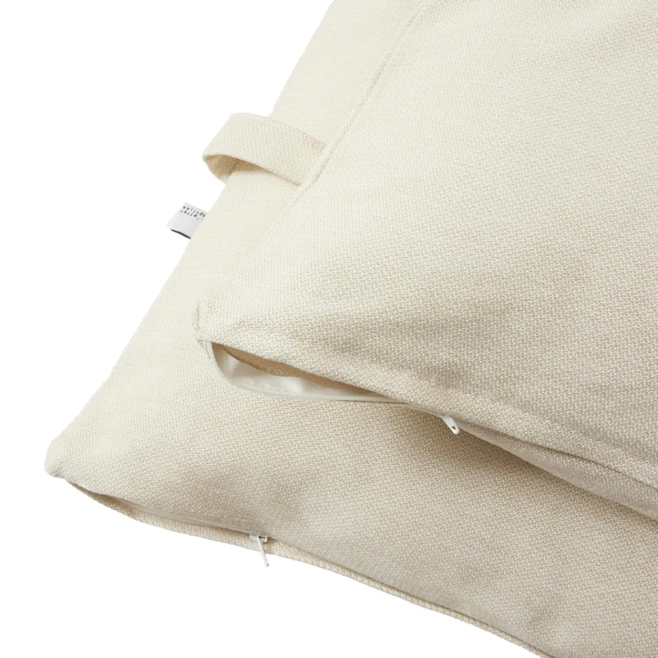 Coussin De Transat|Coussin De Transat Et Accessoire|L'effet papillon Housse de coussin pour bain de soleil (190 x 70 cm) Naia Ecru