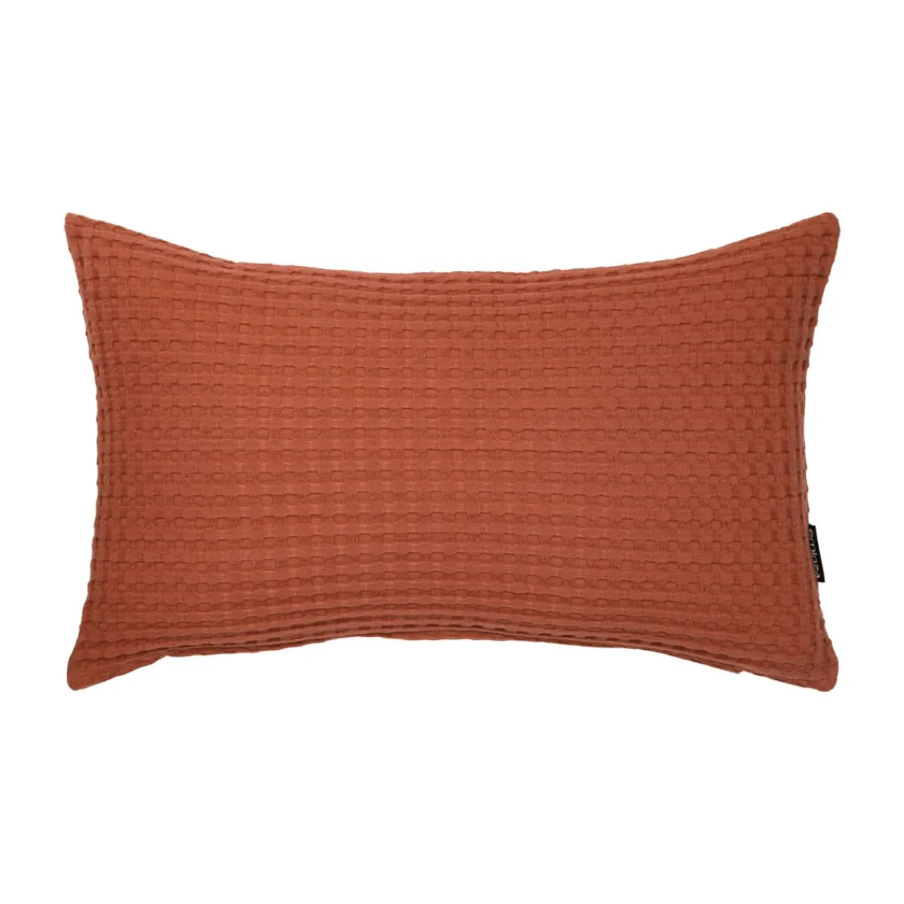 Coussin Et Housse|EMINZA Housse de coussin rectangulaire coton nid d'abeille (30 x 50 cm) Maya Terracotta
