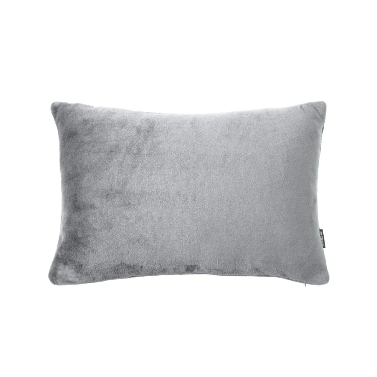 Coussin Et Housse|EMINZA Housse de coussin rectangulaire flanelle (40 x 60 cm) Didou Gris clair