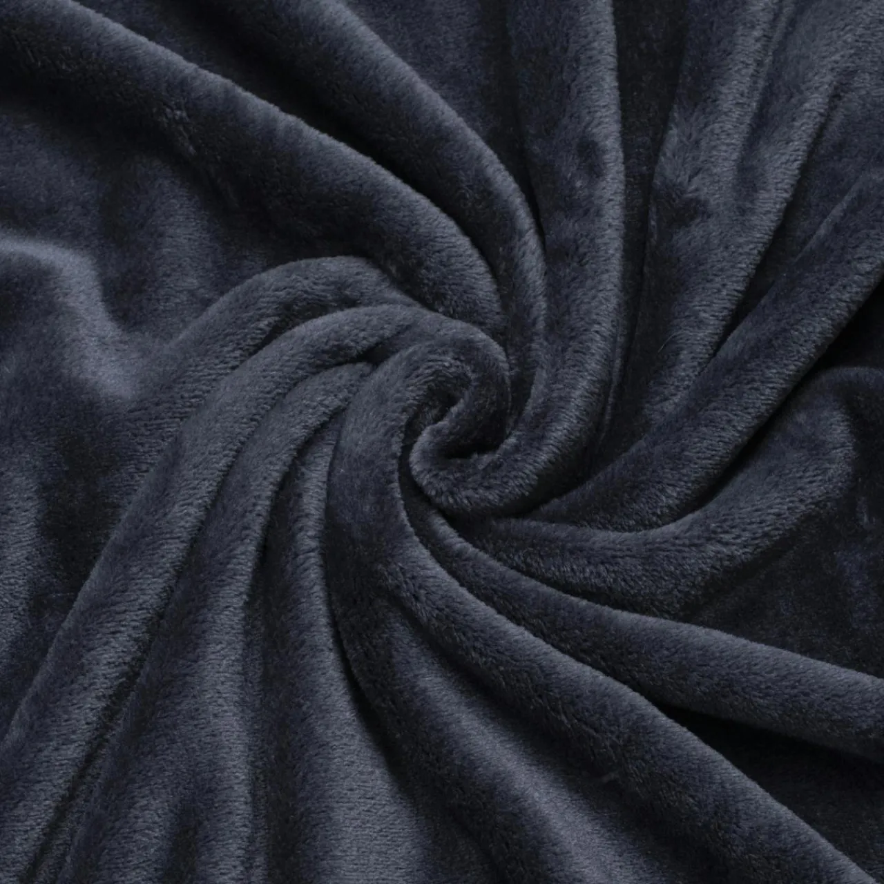 Coussin Et Housse|EMINZA Housse de coussin rectangulaire flanelle (40 x 60 cm) Didou Gris Anthracite