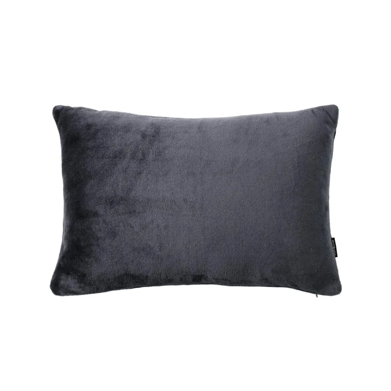 Coussin Et Housse|EMINZA Housse de coussin rectangulaire flanelle (40 x 60 cm) Didou Gris Anthracite
