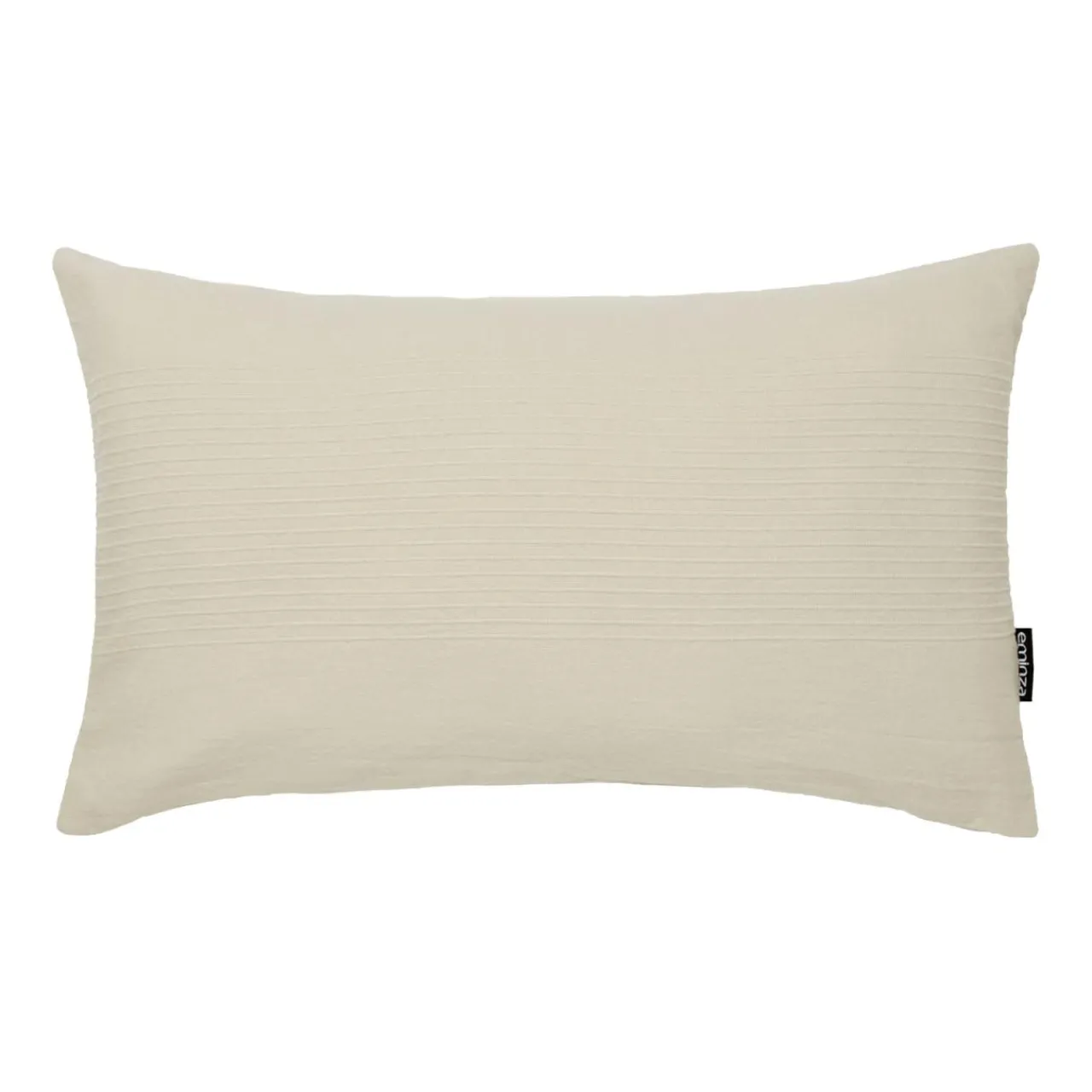 Coussin Et Housse|EMINZA Housse de coussin rectangulaire coton tissé (30 x 50 cm) Léa pampa Beige
