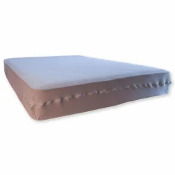 Protection De Literie|BLEU CALIN Housse de matelas intégrale (140 x 190 cm) Emeline Gris clair