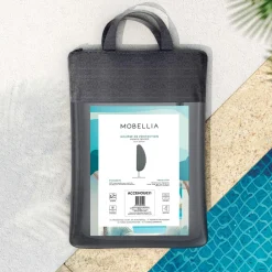 Pied Et Accessoires|Housse De Protection|MOBELLIA Housse de protection Imperméable pour Parasol déporté (H267 cm) Gris