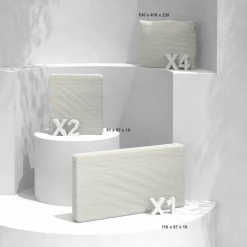 Accessoires Et Coussins|MOBELLIA Housses de coussin de remplacement pour salon de jardin Calvi 4 places - Beige