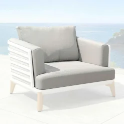 Accessoires Et Coussins|MOBELLIA Housses de coussin de remplacement pour Fauteuil Monte Carlo Gris clair