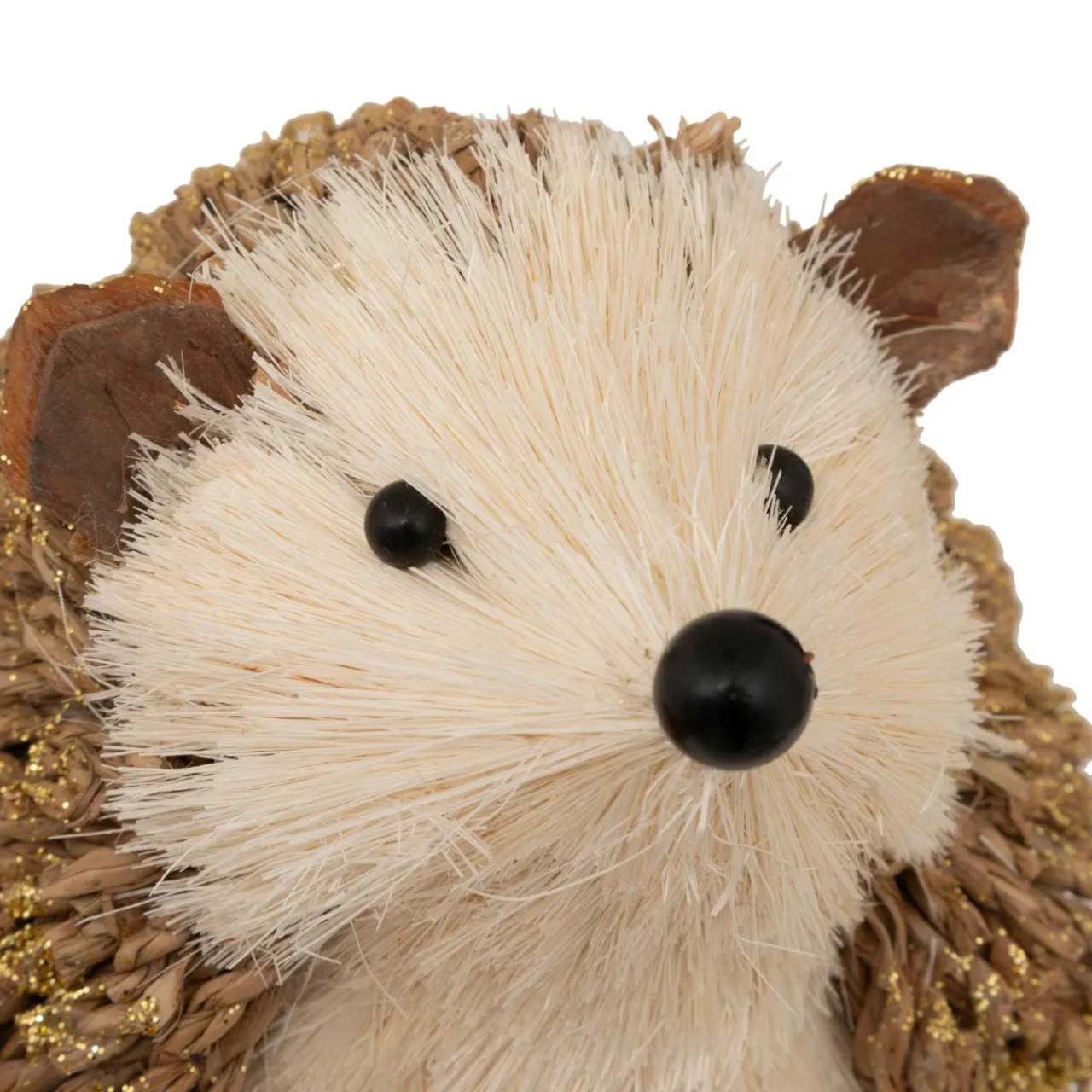 Père Noël, Animaux Et Personnage|JJA Hérisson de Noël (H15 cm) Loïc le porc épic Brun pailleté Marron