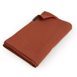 Plaid Et Jeté|Couvre-Lit Et Édredon|EMINZA Jeté de lit coton tissé (130 x 160 cm) Léa Terracotta