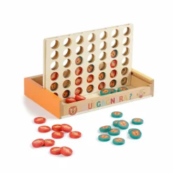 Jouet, Cadeau De Naissance|OSTARIA Jeu puissance 4 en bois Multicolore