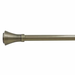 Tringle À Rideau, Barre Et Support|LUANCE Kit de tringle extensible (L210 - L380 cm / D19 mm) Brasserie Bronze