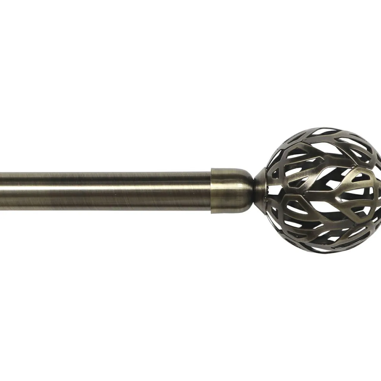 Tringle Plafond|Tringle À Rideau, Barre Et Support|LUANCE Kit de tringle rideau extensible (L120 - L210 cm / D19 mm) Retro Bronze