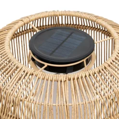 Luminaire Jardin|Eclairage Extérieur|Atmosphera, cru017dateur d'intu017drieur Lampadaire de jardin solaire en corde LED (H78 cm) Loise Beige Naturel