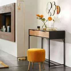 Lampadaire|ATMOSPHERA Lampadaire en métal (H150 cm) Keli Or