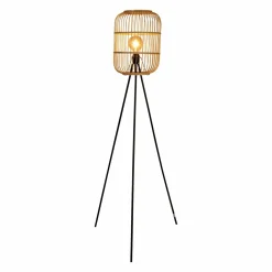 Lampadaire|OSTARIA Lampadaire sur trépied bambou (H152 cm) Hanoi beige Naturel