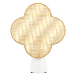 Lampe À Poser|OSTARIA Lampe à poser bambou (H36 cm) Faustine Beige