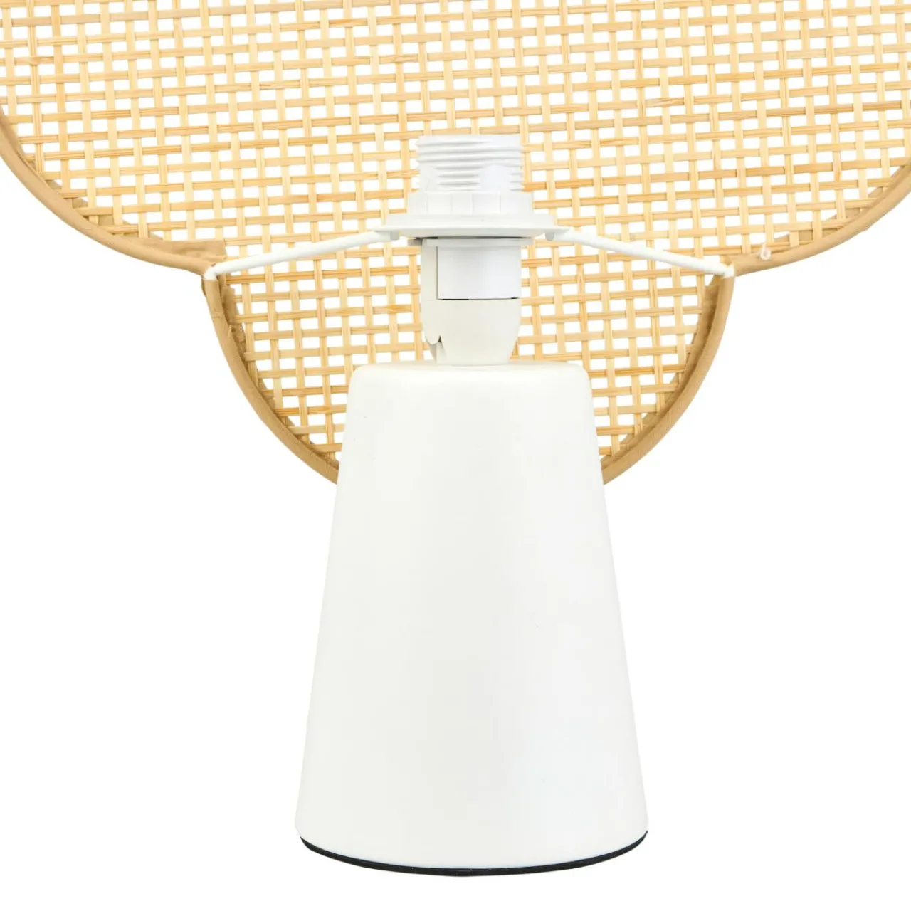 Lampe À Poser|OSTARIA Lampe à poser bambou (H36 cm) Faustine Beige