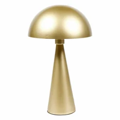 Lampe À Poser|OSTARIA Lampe à poser champignon en métal (H38 cm) Emo Or