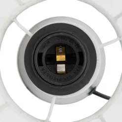 Lampe À Poser|Atmosphera, cru017dateur d'intu017drieur Lampe à poser coton (25 cm) Tobie Noir