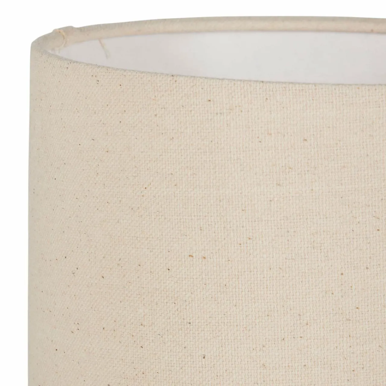 Lampe À Poser|OSTARIA Lampe à poser céramique et lin (H34,5 cm) Aurora he Blanc