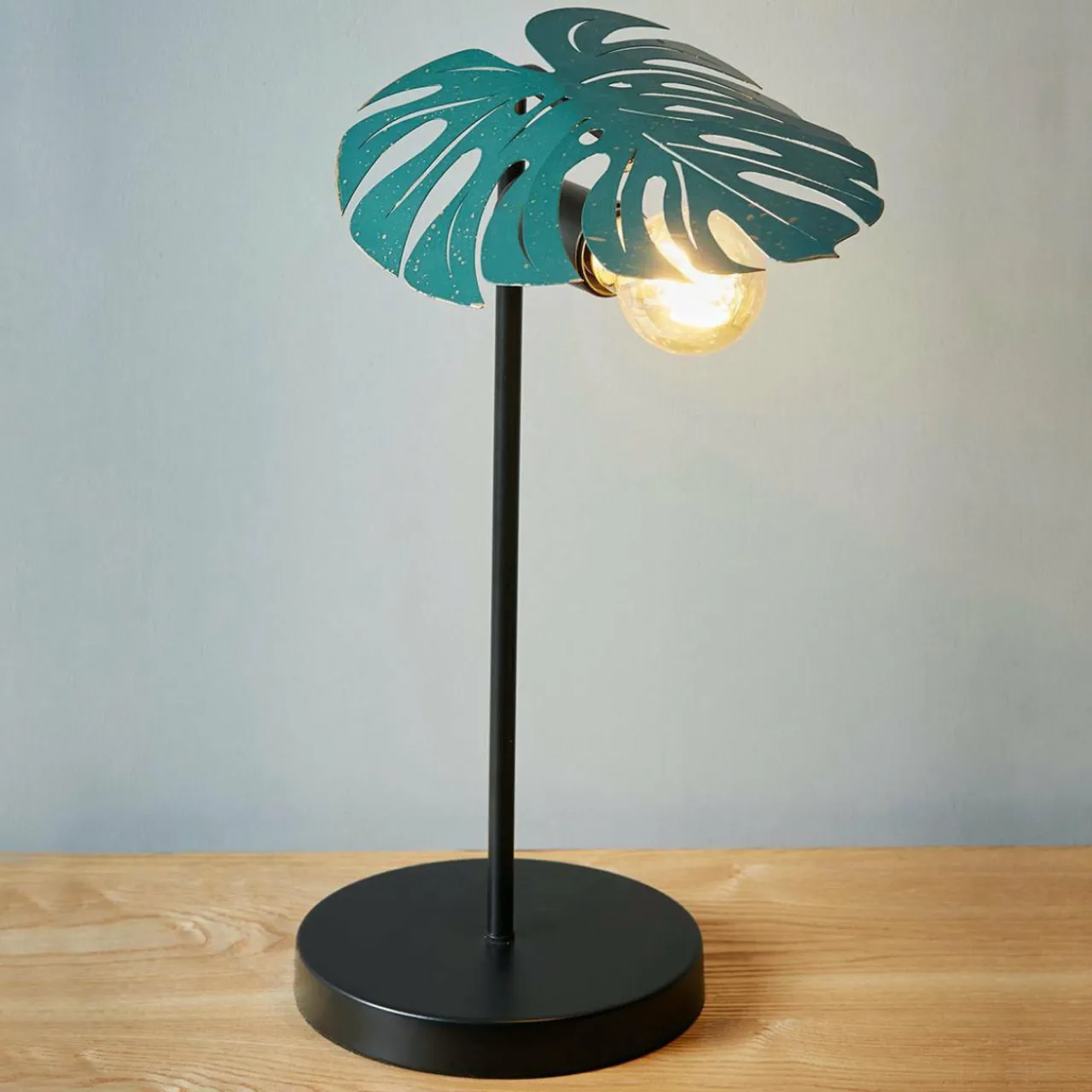 Lampe À Poser|OSTARIA Lampe à poser en métal (H42,5 cm) Vayana e Vert