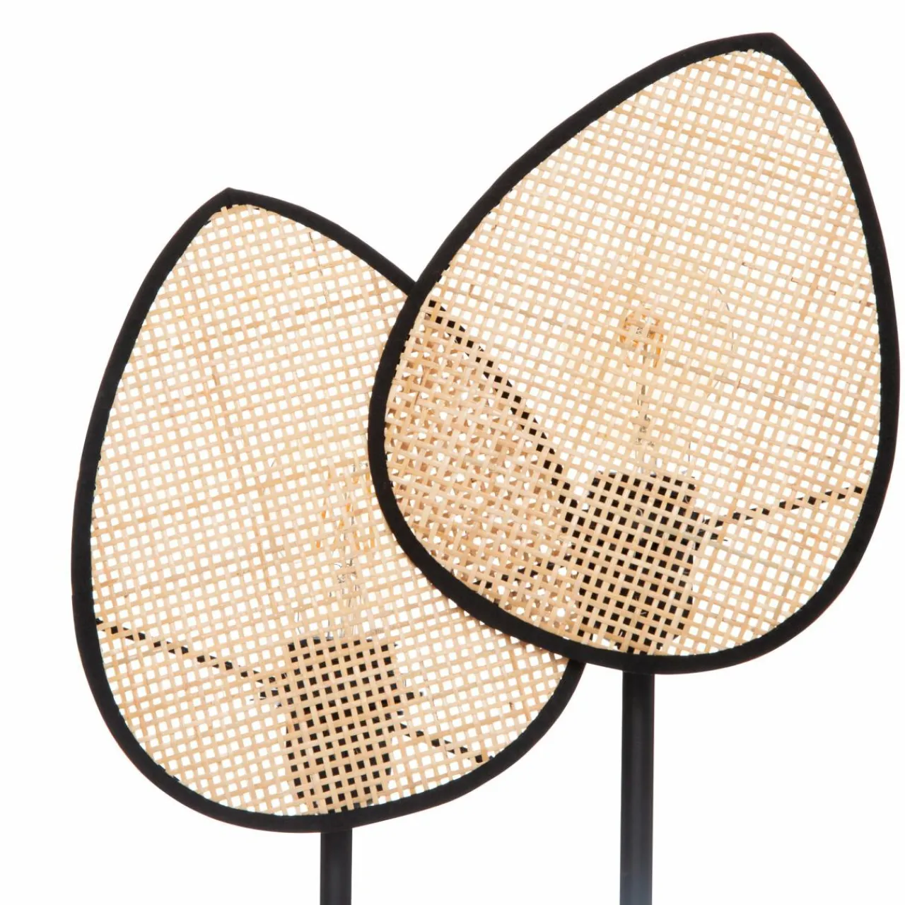 Lampe À Poser|ATMOSPHERA Lampe à poser en rotin (H44 cm) Olme Beige