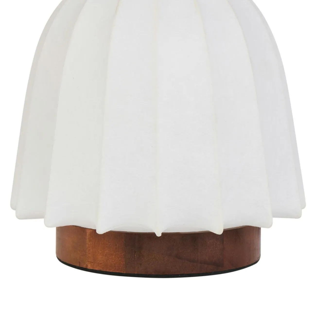 Lampe À Poser|OSTARIA Lampe à poser en Tissu et Métal (H19 cm) Marcel Marron